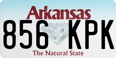 AR license plate 856KPK