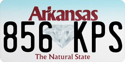 AR license plate 856KPS