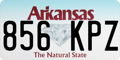 AR license plate 856KPZ