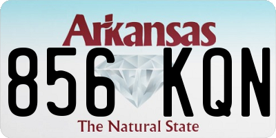 AR license plate 856KQN