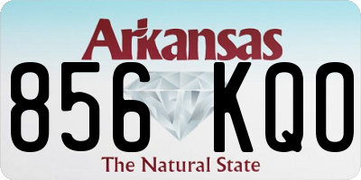 AR license plate 856KQO