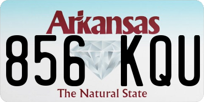 AR license plate 856KQU