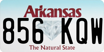 AR license plate 856KQW