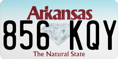 AR license plate 856KQY