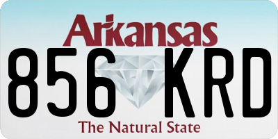 AR license plate 856KRD