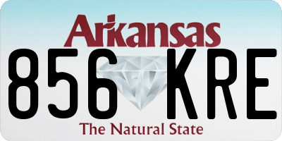 AR license plate 856KRE