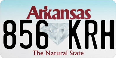 AR license plate 856KRH