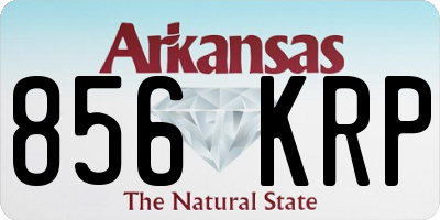AR license plate 856KRP