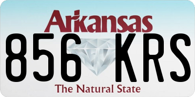 AR license plate 856KRS