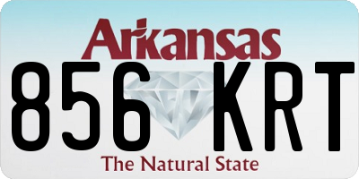 AR license plate 856KRT