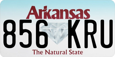 AR license plate 856KRU