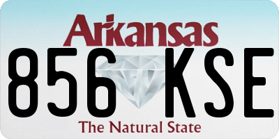 AR license plate 856KSE