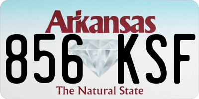 AR license plate 856KSF