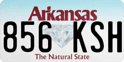 AR license plate 856KSH