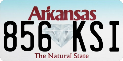AR license plate 856KSI