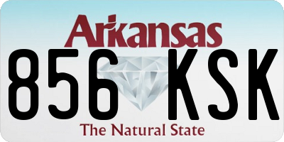 AR license plate 856KSK