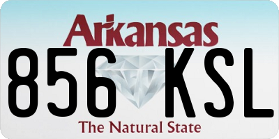 AR license plate 856KSL