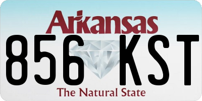 AR license plate 856KST