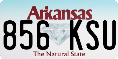 AR license plate 856KSU