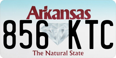 AR license plate 856KTC