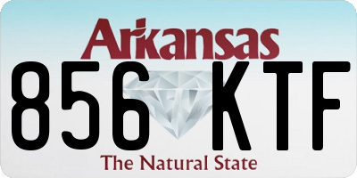 AR license plate 856KTF