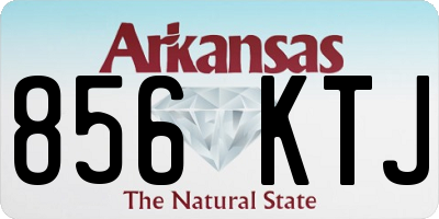 AR license plate 856KTJ