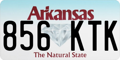 AR license plate 856KTK