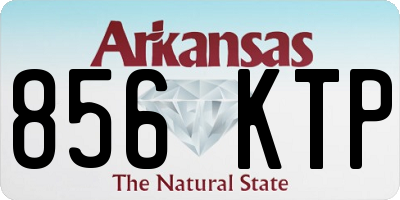 AR license plate 856KTP