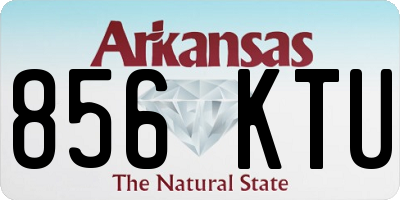 AR license plate 856KTU