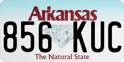 AR license plate 856KUC