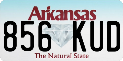 AR license plate 856KUD