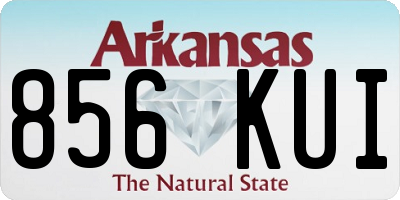 AR license plate 856KUI