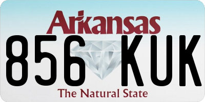 AR license plate 856KUK
