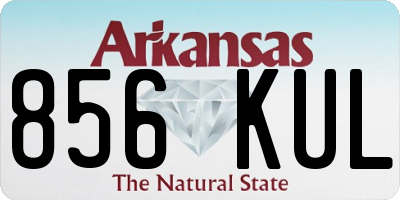 AR license plate 856KUL