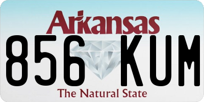 AR license plate 856KUM