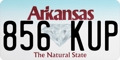 AR license plate 856KUP