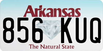 AR license plate 856KUQ