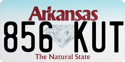 AR license plate 856KUT