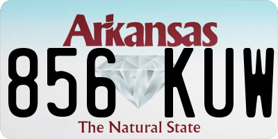 AR license plate 856KUW
