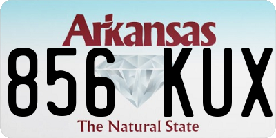 AR license plate 856KUX