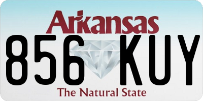 AR license plate 856KUY