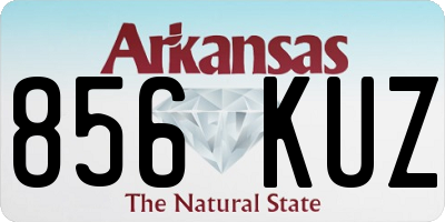 AR license plate 856KUZ