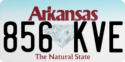 AR license plate 856KVE
