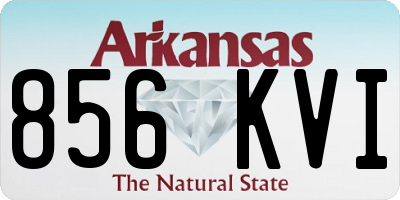 AR license plate 856KVI