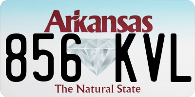 AR license plate 856KVL