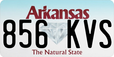 AR license plate 856KVS