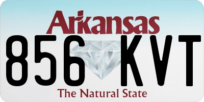 AR license plate 856KVT