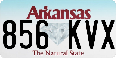 AR license plate 856KVX