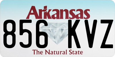 AR license plate 856KVZ