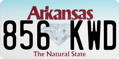 AR license plate 856KWD
